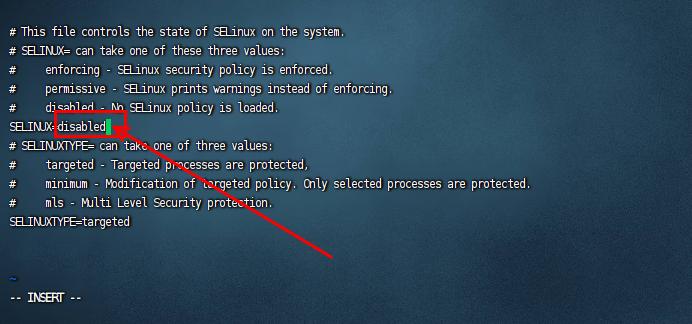 禁用selinux
