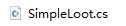 simple-loot.cs